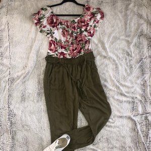 floral body-suit